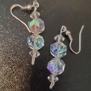 Handmade Drop Dangle Glass Earrings Beads Hook